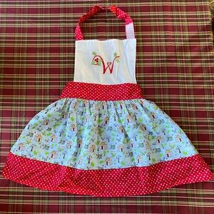 American Girl ❤️ Wellie Wishers 🎄Holiday Baking/Dress-up Apron One Size